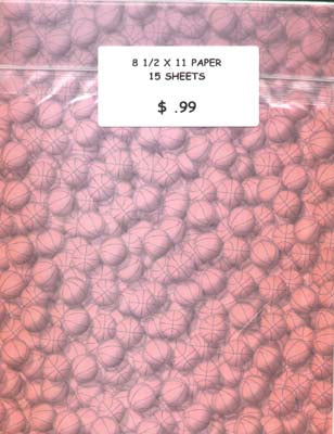 Sports Grab Bag 8 1/2 x 11 Assortment Pack - 15 Sheets image 0