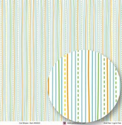 Cat Stripes Cardstock Paper - Pebbles Inc. image 0