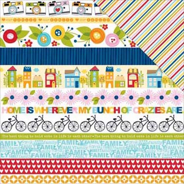 Family Frenzy Borders Paper - Bella Blvd image 0