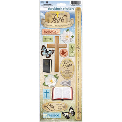 Live by Faith Cardstock Sticker - Paper House image 0