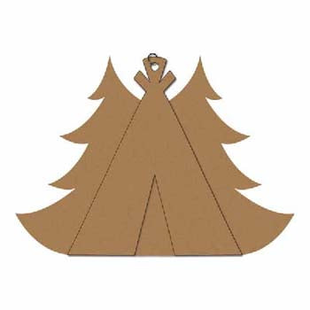 Camp Tent Chipboard Album - Carolees Creations/Adornit image 0