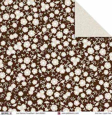 Just Married Floral/Swirl - Pebbles Inc. image 0