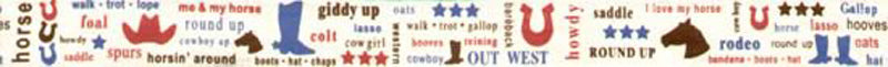 Howdy Words Twill Ribbon - Carolees Creation image 0