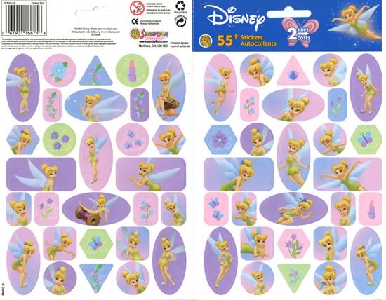 Disney Tinker Bell FoldOver Sticker, SandyLion image 0