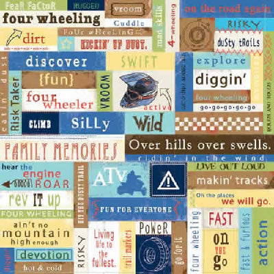 Four Wheel Adventure Paper - Carolees Creations/Adronit image 0