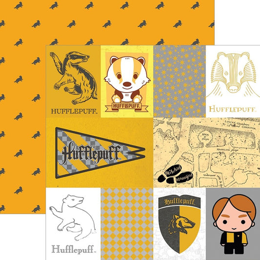 Harry Potter Hufflepuff Tag Paper with Foil Accents - Paper House image 0