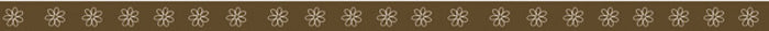 Daisy Chocolate Ribbon - Carolees Creations/Adornit image 0