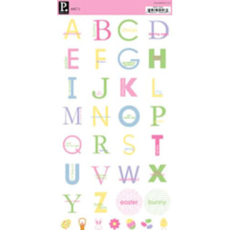 Easter ABC's Sticker - Pebbles Inc. image 0