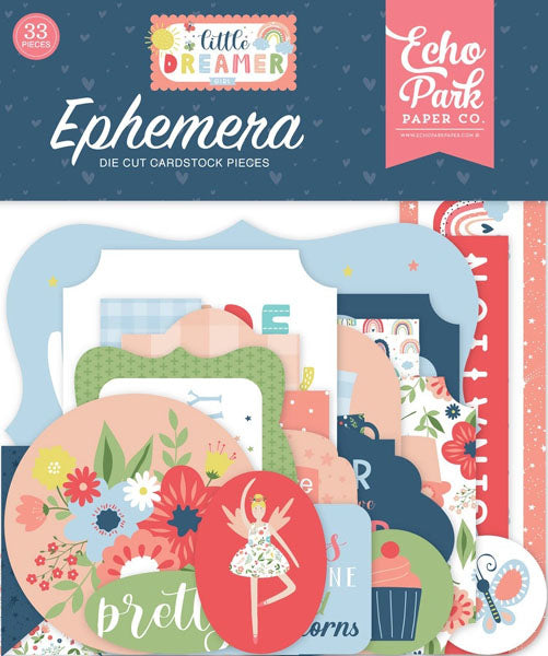 Little Dreamer Girl Ephemera - Echo Park image 0