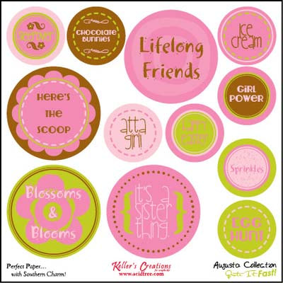 Augusta Collection Quote it Fast! 6x6 Card / Keller Creations image 0