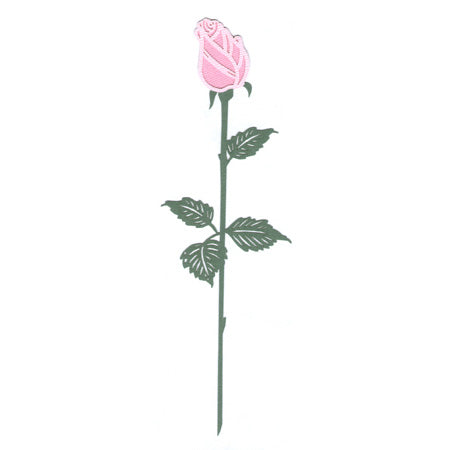 Pink Rose Bud (Layered) By Ellen Road image 0