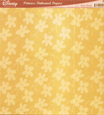Yellow Princess Flowers Paper - Paper Garden image 0
