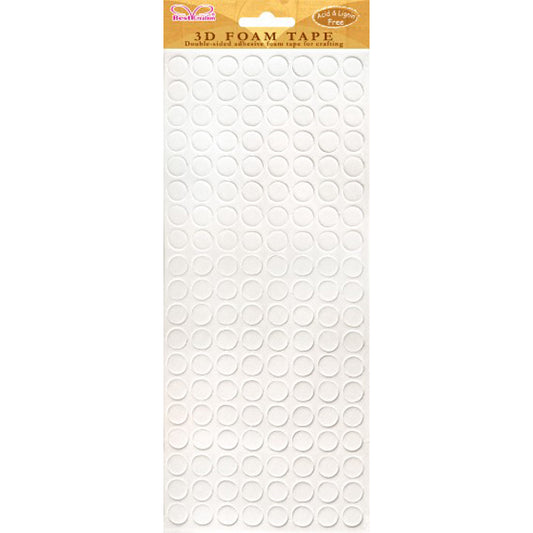 Big Circle Foam 3D Foam Adhesive Tape - Best Creation Inc image 0