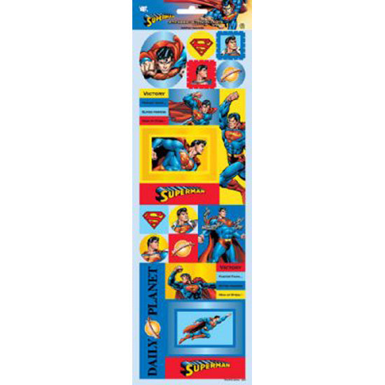 SUPERMAN CARDSTOCK STICKER, SandyLion image 0