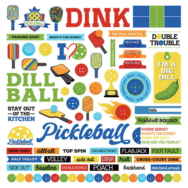 Pickleball Element Sticker - PhotoPlay image 0