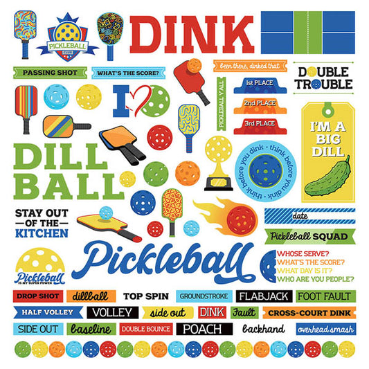Pickleball Element Sticker - PhotoPlay image 0