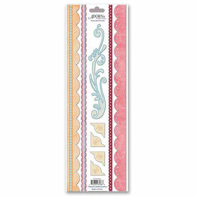 Border Sticker/Fun Scallop - Carolees Creations/Adornit image 0