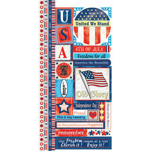 America United Stickers - Carolees Creation/Adornit image 0