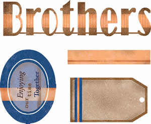 Brothers Laser Die Cuts - Carolees Creations/Adornit image 0