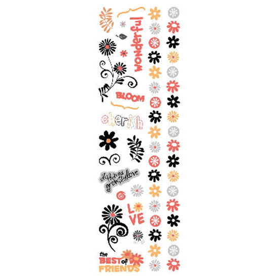 Tangerine Twist Clear Icon Sticker, Sandylion image 0