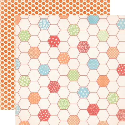 Honeycomb Double-Sided Cardstock Paper/Alphabet Junction Collection - Carta Bella image 0
