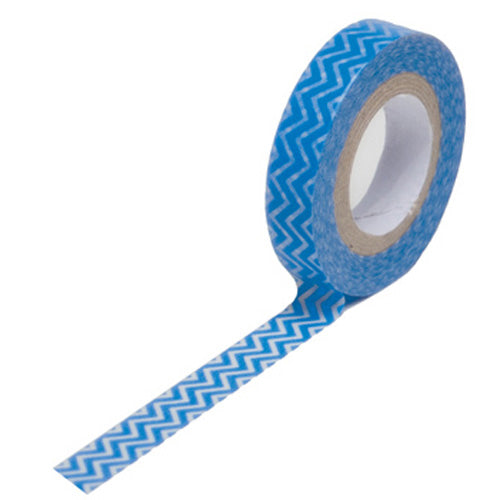 Skinnie Chevron Blue Trendy/Washi Tape by Queen &amp; Company image 0