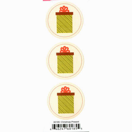 Duplicates Christmas Present Sticker - Pebbles Inc. image 0