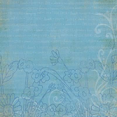 Together Floral Paper - Carolees Creation image 0