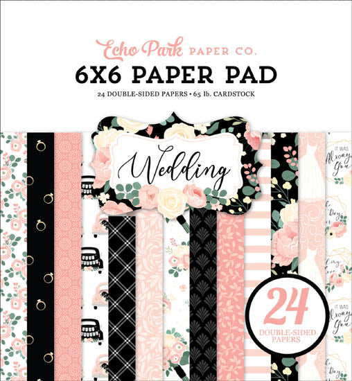 Wedding 6x6 Paper Pad - Echo Park image 0