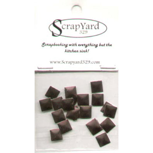 Antique Metal Square Embellishments (Large) - Scrap Yard 329 image 0