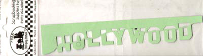 Green Hollywood Die-Cut by Stamping Station image 0