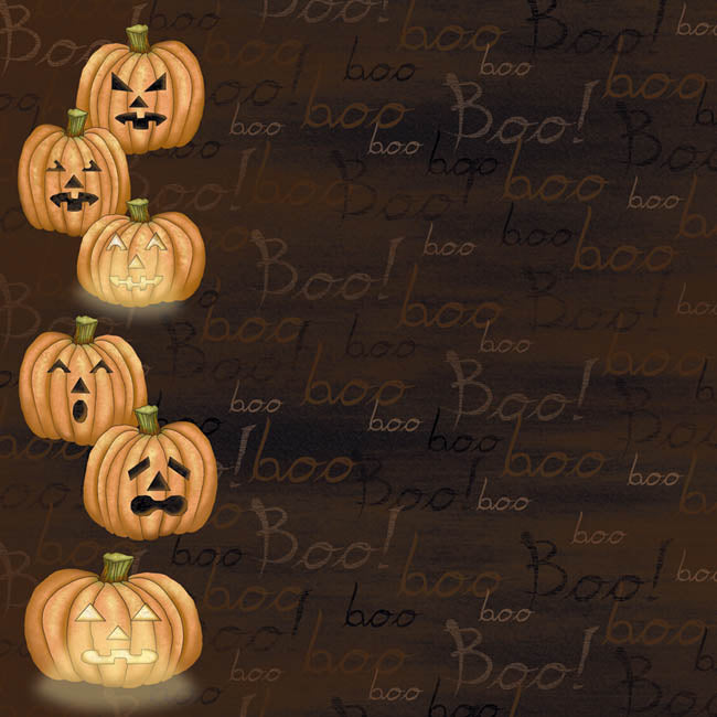 Pumpkin Border Paper - Hot Off the Press image 0