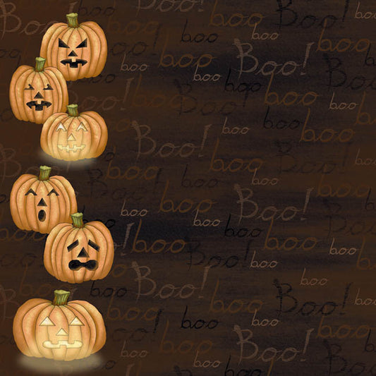 Pumpkin Border Paper - Hot Off the Press image 0
