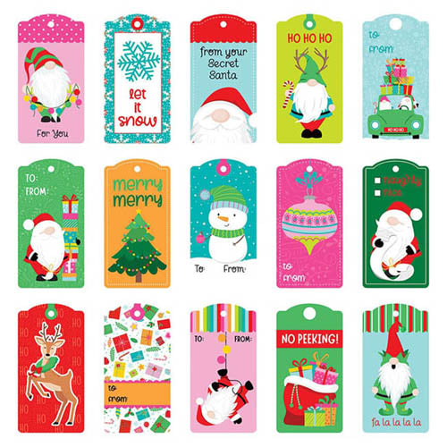 Christmas Party Tag Die Paper/Tulla & Norbert - PhotoPlay image 0