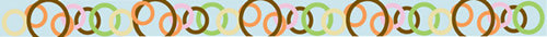 Amber Circles Ribbon - Carolees Creations/Adornit image 0
