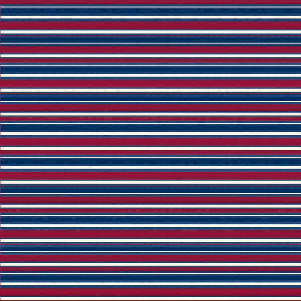 Patriotic Stripes Paper - Hot Off the Press image 0