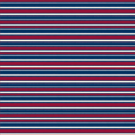 Patriotic Stripes Paper - Hot Off the Press image 0