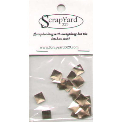 Gold Metal Square Embellishments (Large) / Scrap Yard 329 image 0