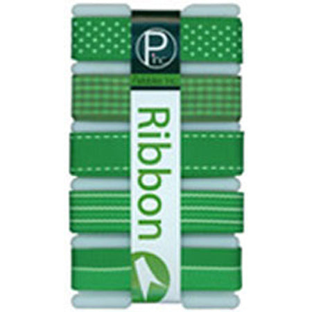 Kelly Green Ribbon 5 Pack - Pebbles Inc. image 0
