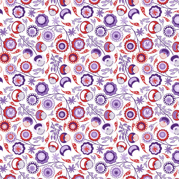 RHS Small Flower Paper - Scrapbook Customs image 0