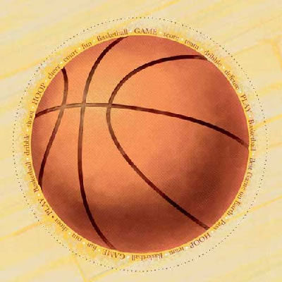 Jumbo B-Ball Paper - Carolees Creations/Adornit image 0