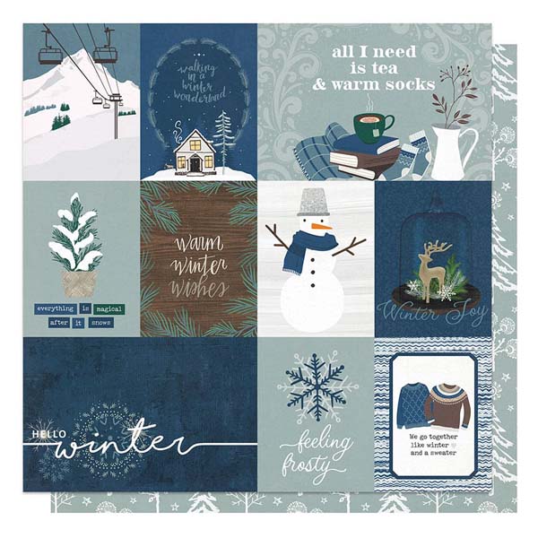 Warm Winter Wishes Paper/Winter Chalet- PhotoPlay image 0