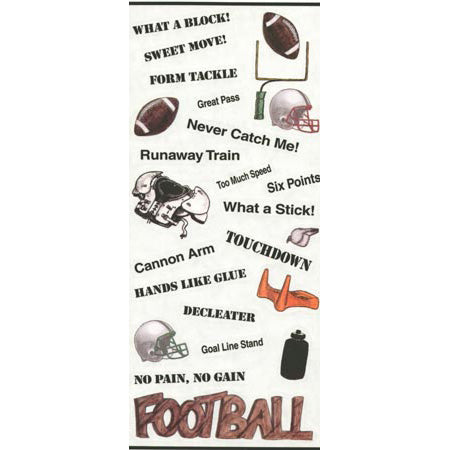 Football Stickers By Scrappin Sports image 0