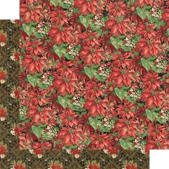 Yuletide Floral Paper/Warm Wishes - Graphic 45 image 0
