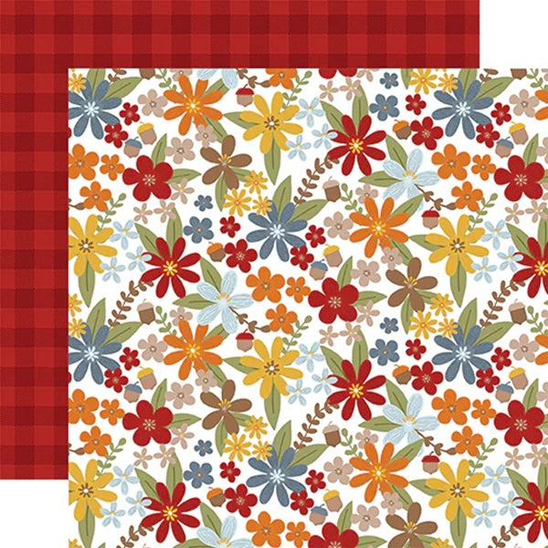 Fall Fever Floral Paper - Echo Park image 0