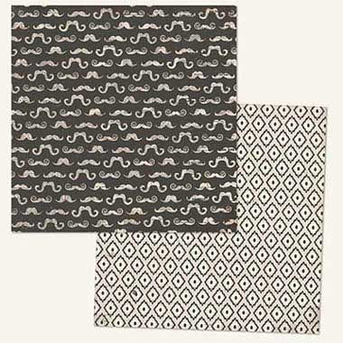 Frightful Stache Double-Sided Paper - My Mind's Eye image 0