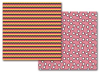 Magic Waves/Magic Line Dots Double-Sided Cardstock Paper - Queen & Co image 0