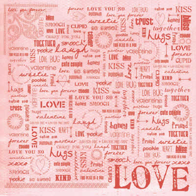 Cupid Words Paper - Carolees Creations/Adornit image 0