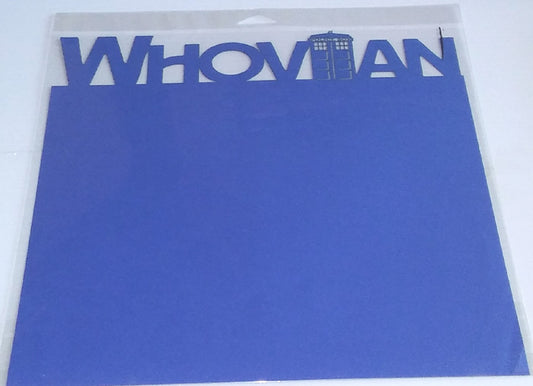 Dr Who/Who Van Laser-Cut - Doo Dilly Designs image 0