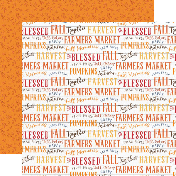 Fall Phrases Paper /Fall Collection - Echo Park image 0